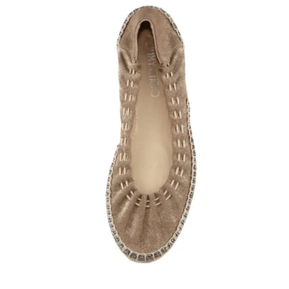 JIMMY CHOO Deena Metallic Espadrille